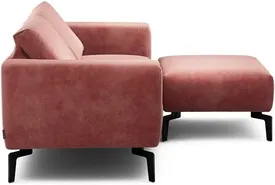 Dvoumístná pohovka s podnožkou Cosy
