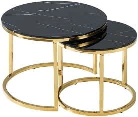 Zestaw eleganckich ław do salonu Muse II
