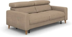 Sofa 3-osobowa Goya z funkcją spania typu stelaż włoski