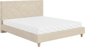 Čalouněná postel Slim 160x200 s roštem a elegantním čelem