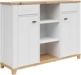 Komoda dwudrzwiowa 135 z szufladami Hygge