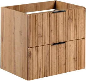 Koupelnová sestava nábytku Adel Oak 120 s umyvadly na desku stolu