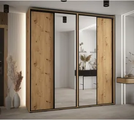 Szafa przesuwna z lustrem wysoka Davos 3 230 głębokość 45 cm