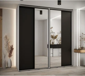 Szafa przesuwna z lustrem wysoka Davos 3 230 głębokość 60 cm