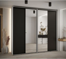 Szafa przesuwna z lustrem wysoka Davos 3 260 głębokość 45 cm