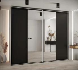 Vysoká šatní skříň s posuvnými dveřmi Davos 3 280, hloubka 60 cm, výška 235,2 cm
