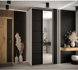 Szafa przesuwna z lustrem Cannes 5 120 60 cm głębokości
