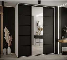 Szafa przesuwna z lustrem Cannes 5 200 60 cm głębokości