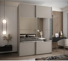 Posuvná skříň se zrcadlem Lux 4 180