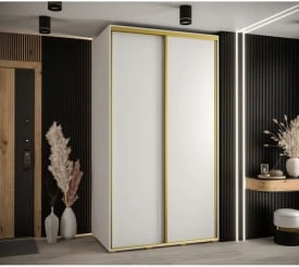 Šatní skříň s posuvnými dveřmi Davos 1 130, hloubka 60 cm