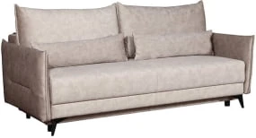 Sofa Benos z funkcją spania typu DL oraz pojemnikiem na pościel