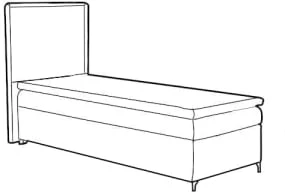 Postel boxspring 90 Line