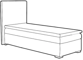 Postel boxspring 90 Luiza