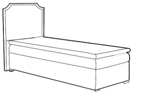 Postel boxspring 80 Lupo
