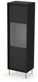 Witryna Bullet W-1 do salonu czarny
