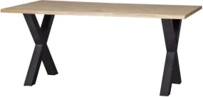 Stół dębowy z noga X 160x90 Tablo 