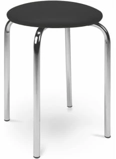 Chromowany taboret do jadalni Chico