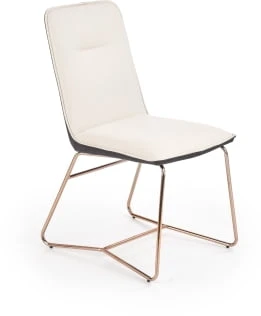 Elegantní židle do jídelny na ocelových nohách K-390