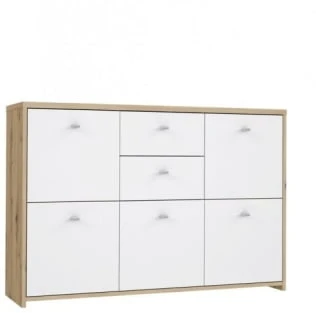 Pojemna komoda z szafkami oraz szufladami do salonu Best Chest