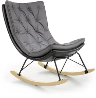 Nowoczesny fotel bujany do salonu Indigo