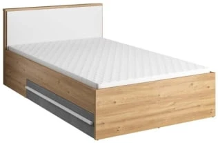 Postel se zásuvkami do dětského / studentského pokoje Plano