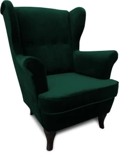 Elegantní čalouněné křeslo Ušák  s prošíváním do obývacího pokoje Ušák Mini