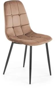 Krzesło K417 beżowy velvet