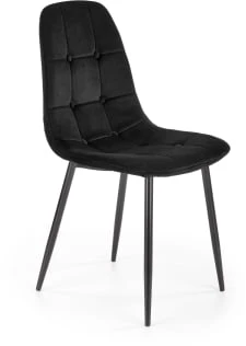 Krzesło K417 czarny velvet
