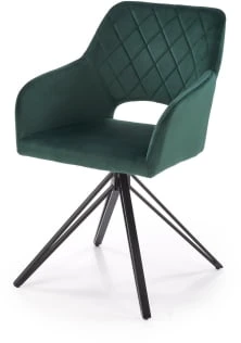Židle K535 tmavě zelená