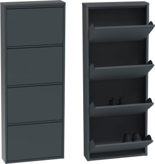 Szafka Na Obuwie Home Allhall Twojemeble Pl Meble Z Kolekcji Home Szary