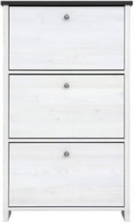 Szafka Na Buty Porto Black Red White Twojemeble Pl Meble Z Kolekcji Porto Bialy Ciemny Dab