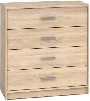 Komoda z 4 szufladami Nepo Plus