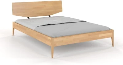 Dwuosobowe łóżko 180 drewniane bukowe do sypialni Sund