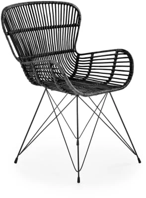Krzesło ogrodowe K-335 czarne