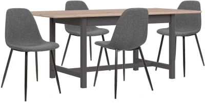 Zestaw stół z krzesłami do jadalni Bocage