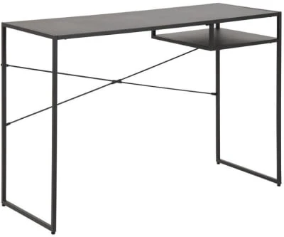 Metalowe biurko z półką do biura lub gabinetu Burgos