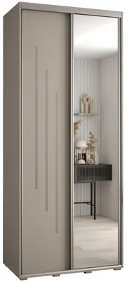 Skriňa s posuvnými dverami so zrkadlom Dakota 9 100 cm 60 cm hĺbky