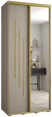 Skriňa s posuvnými dverami so zrkadlom Dakota 9 110 cm 45 cm hĺbky