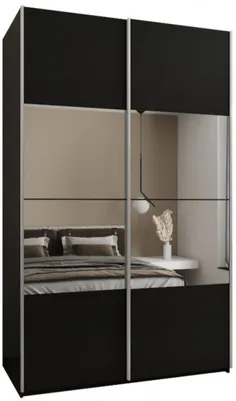 Skriňa s posuvnými dverami so zrkadlom Lux 4 160