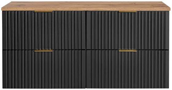 Skrinka pod umývadlo Adel Black 120 cm