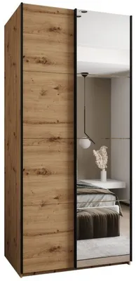 Skriňa s posuvnými dverami so zrkadlom Lux 3 100