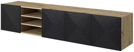 TV stolík závesný s výklenkom Asha 200 cm