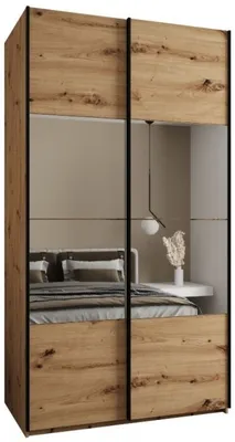 Skriňa s posuvnými dverami so zrkadlom Lux 4 140
