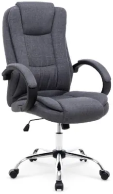 Otočné kreslo do pracovne Relax 2 tmavý popolavý 