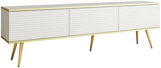 TV stolek Oro MDF 175 na zlatých nožkách