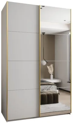 Skriňa s posuvnými dverami so zrkadlom Lux 3 150