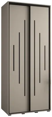 Skriňa s posuvnými dverami vysoká Dakota 12 120 hĺbka 60 cm výška 235,2 cm