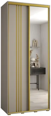 Skriňa s posuvnými dverami so zrkadlom Dakota 7 120 cm 60 cm hĺbky