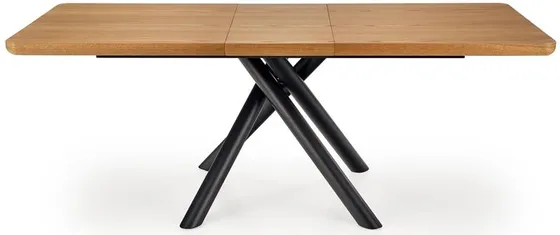 Rozkladací stôl Derrick do jedálne prírodný dub-čierny