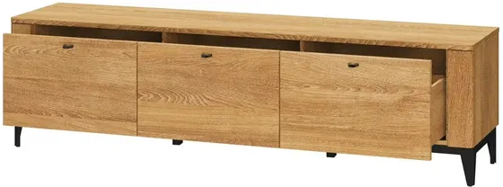 TV stolík s 3 zásuvkami do obývačky Porto
